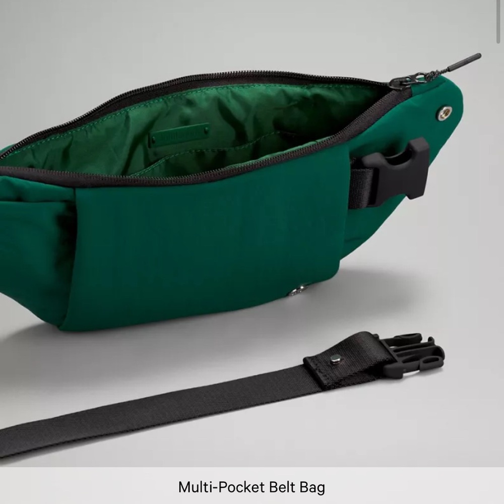 Lululemon Athletica Everglade Green Multi-Pocket Belt Bag